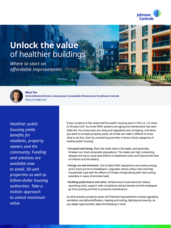 Unlock the value of healthier buildings